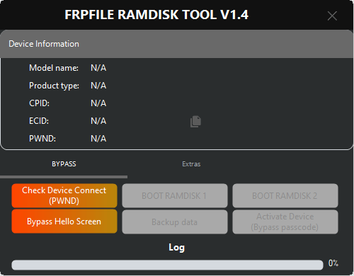 Frpfile windows ramdisk tool