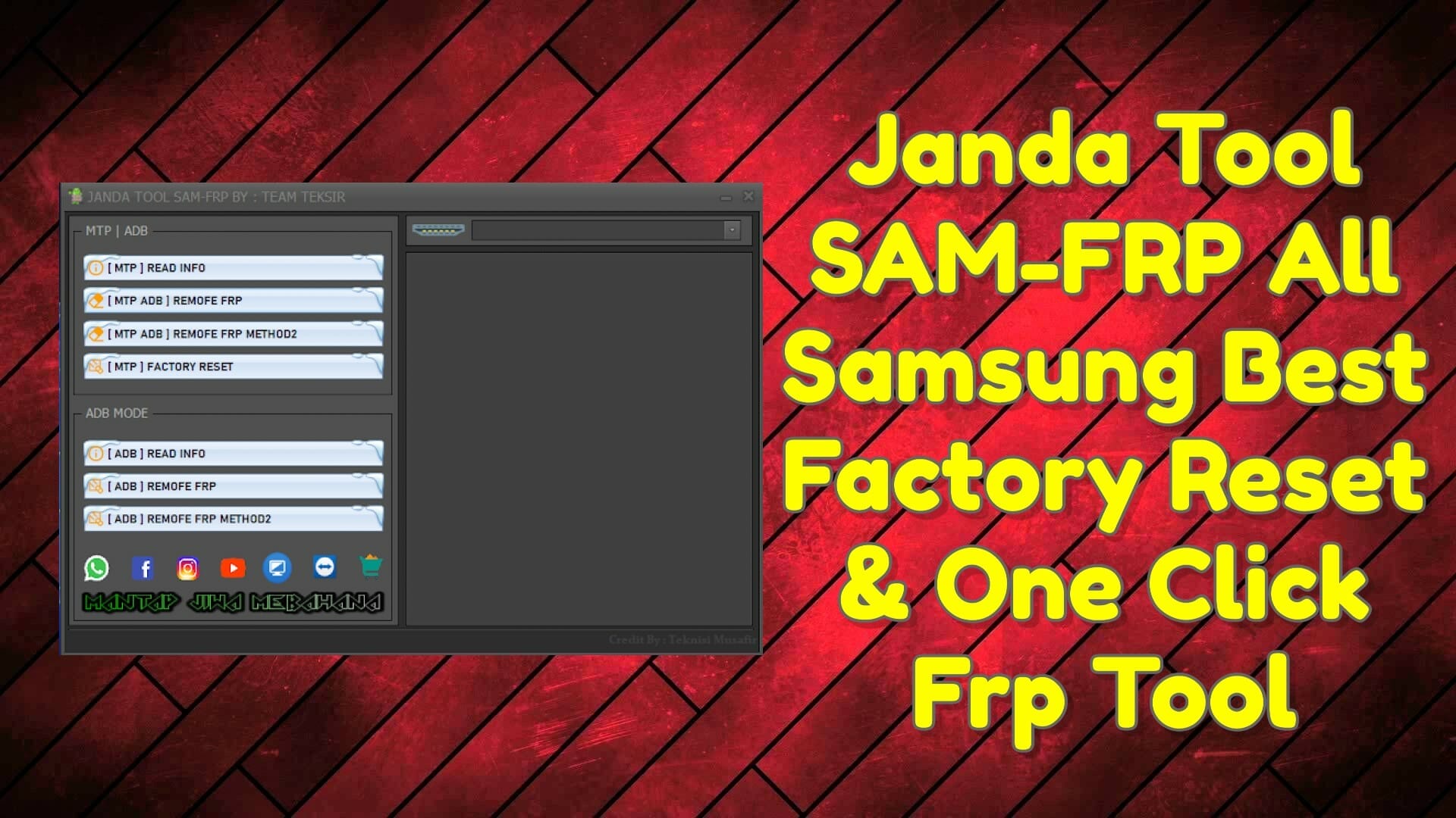 Janda tool sam-frp all samsung best factory reset & one click frp tool