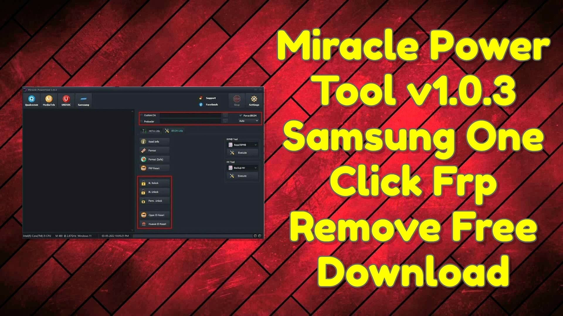 Miracle power tool v1. 0. 3 samsung one click frp remove free download