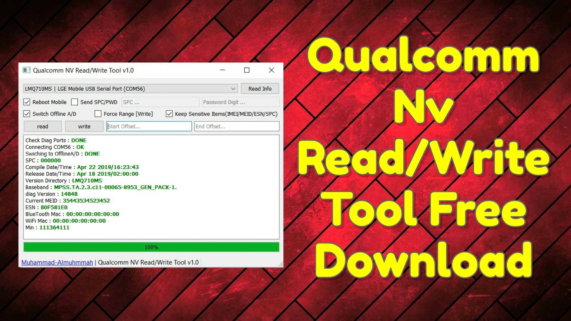 Qualcomm nv read_write tool free download