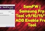 Samfw _ samsung frp tool v9_10_11_12 adb enable free tool