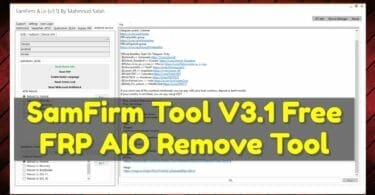 Download samfirm tool v3. 1 free frp aio remove tool