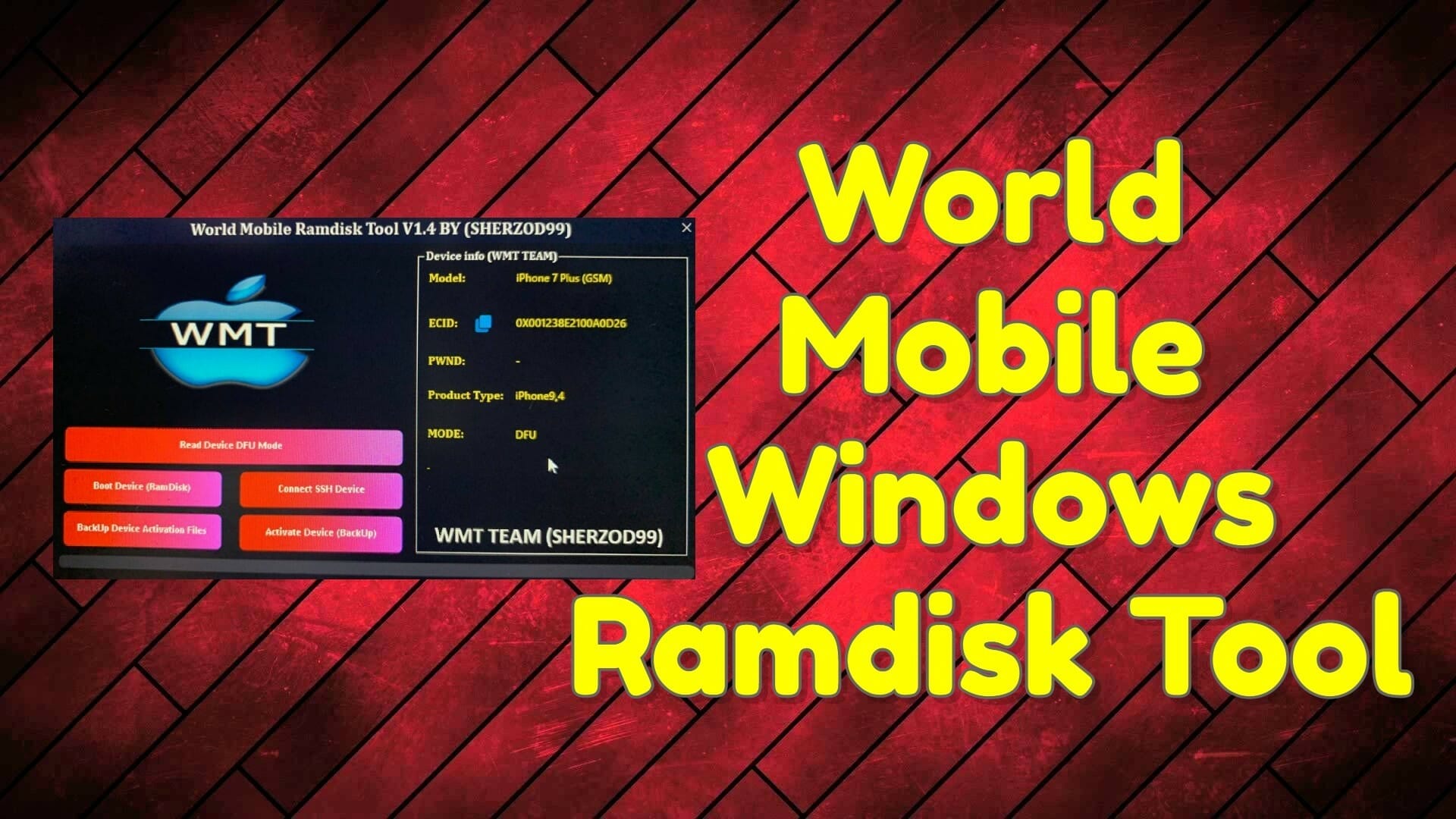 World mobile windows ramdisk tool v1. 4 download