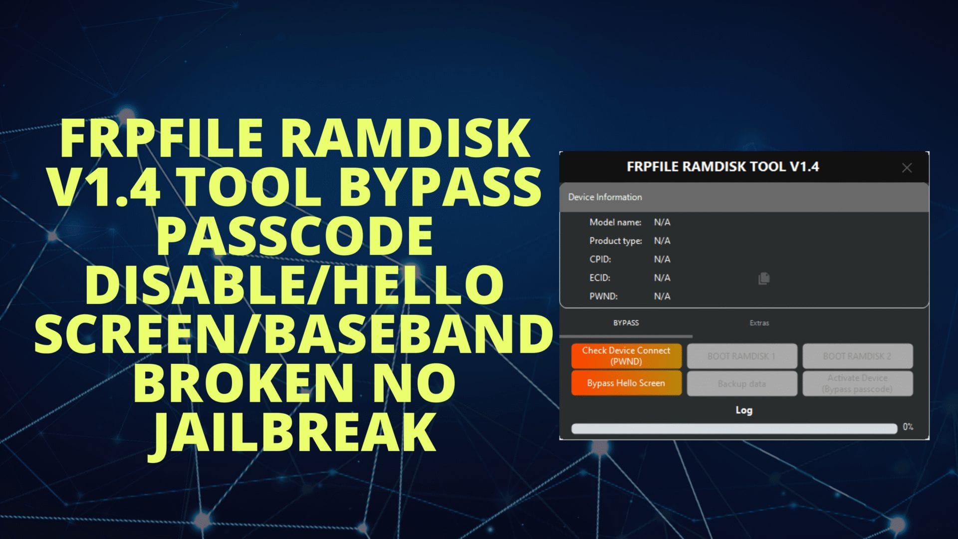 Frpfile ramdisk windows tool passcode/disable/hello screen bypass tool 1 Frpfile ramdisk tool