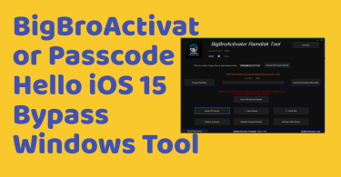 BigBroActivator Passcode & Hello iOS 15 Bypass Windows Tool (2)