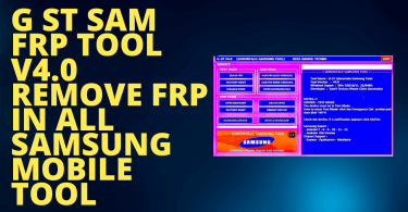 G ST SAM FRP TOOL V4.0 Download Samsung Frp Tools