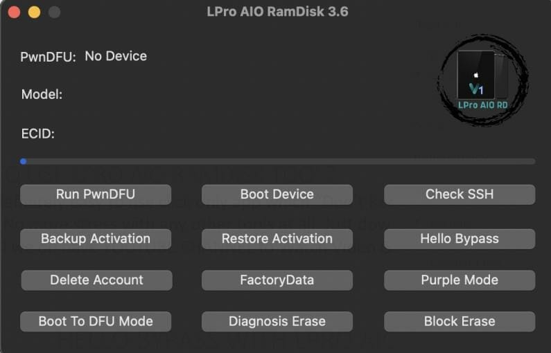 LPRO AIO Ramdisk Tool V5.2 Free Download