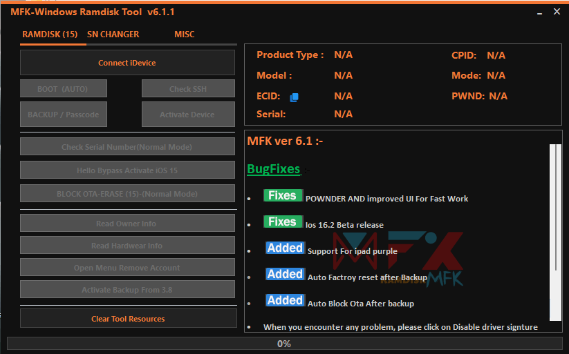 Mfk tool windows ramdisk tool v6. 1. 1