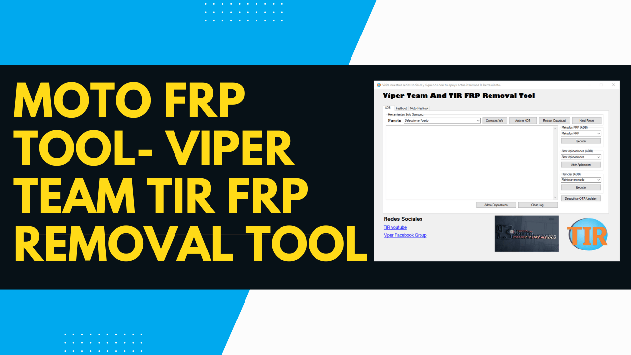 Moto flashtool viper team tir frp removal tool