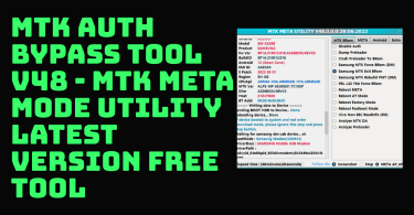MTK Auth Bypass Tool V48 Latest Version Free Tool