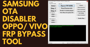 Samsung ota disabler oppo vivo frp bypass tool