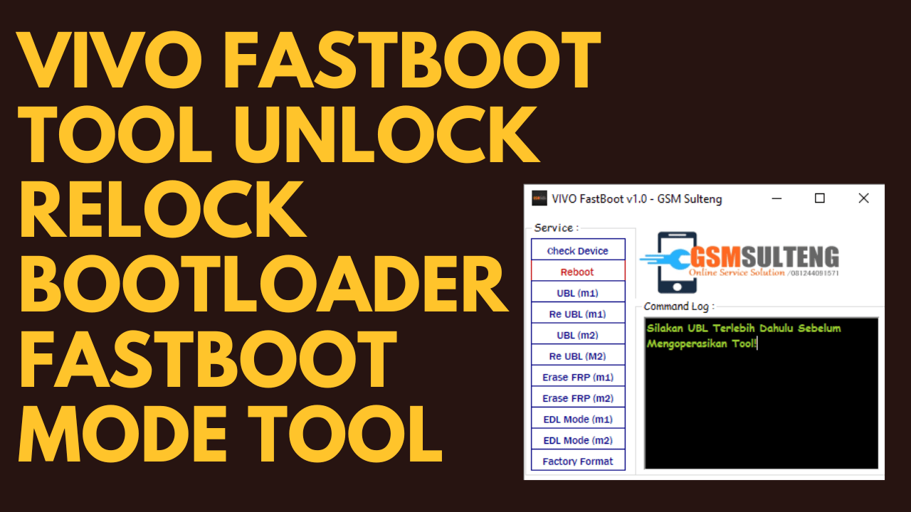 Vivo fastboot tool unlock relock bootloader fastboot mode tool