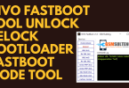 Vivo fastboot tool unlock relock bootloader fastboot mode tool
