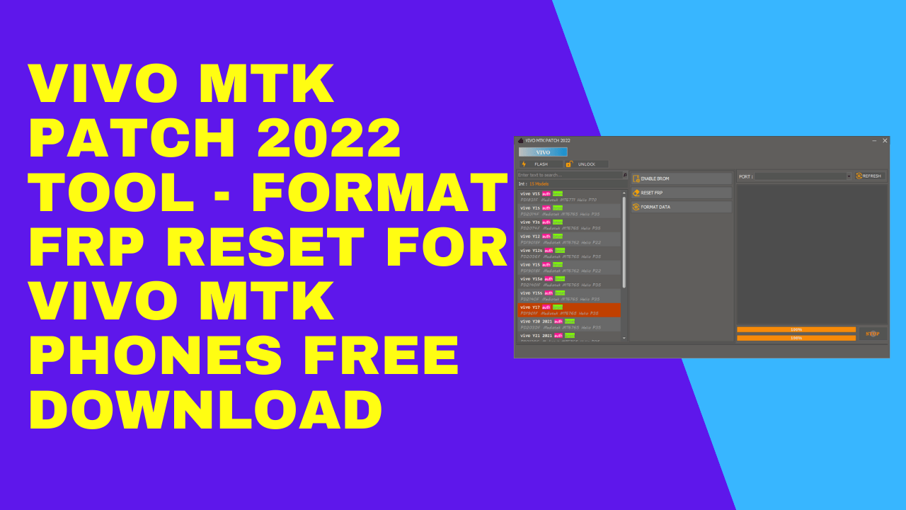 Vivo mtk patch 2022 | all vivo mtk patch frp unlock tool Vivo mtk patch 2022 | all vivo mtk patch frp unlock tool