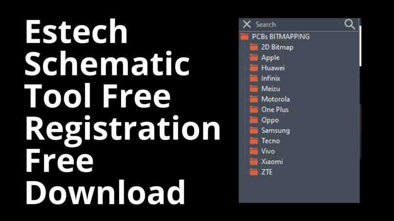 Estech Schematic Tool V1.2.6 The AIO Hardware Complete Free Tool