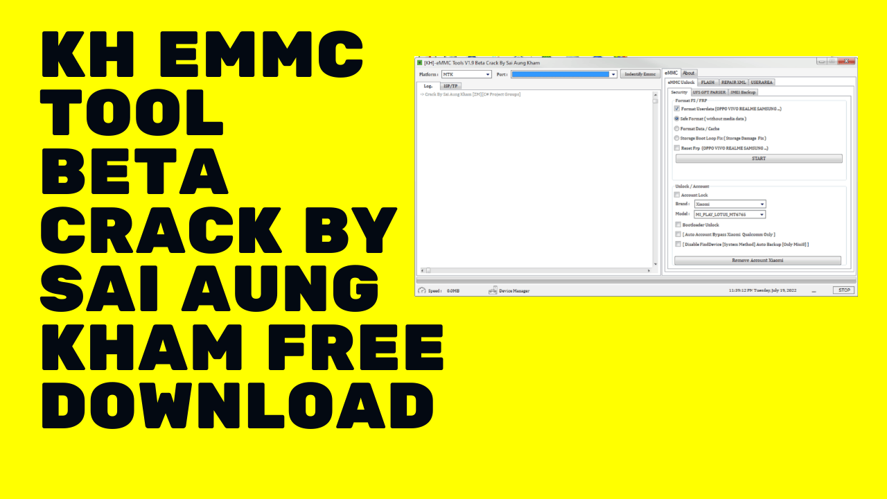 Kh emmc tools v1. 9 crack latest version free download