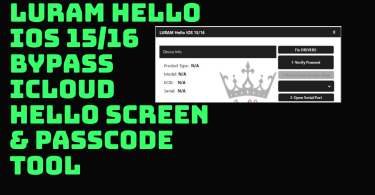 Luram hello ios 1516 bypass icloud hello screen & passcode tool