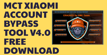 MCT Xiaomi Account Bypass Tool V4.0 Free Download