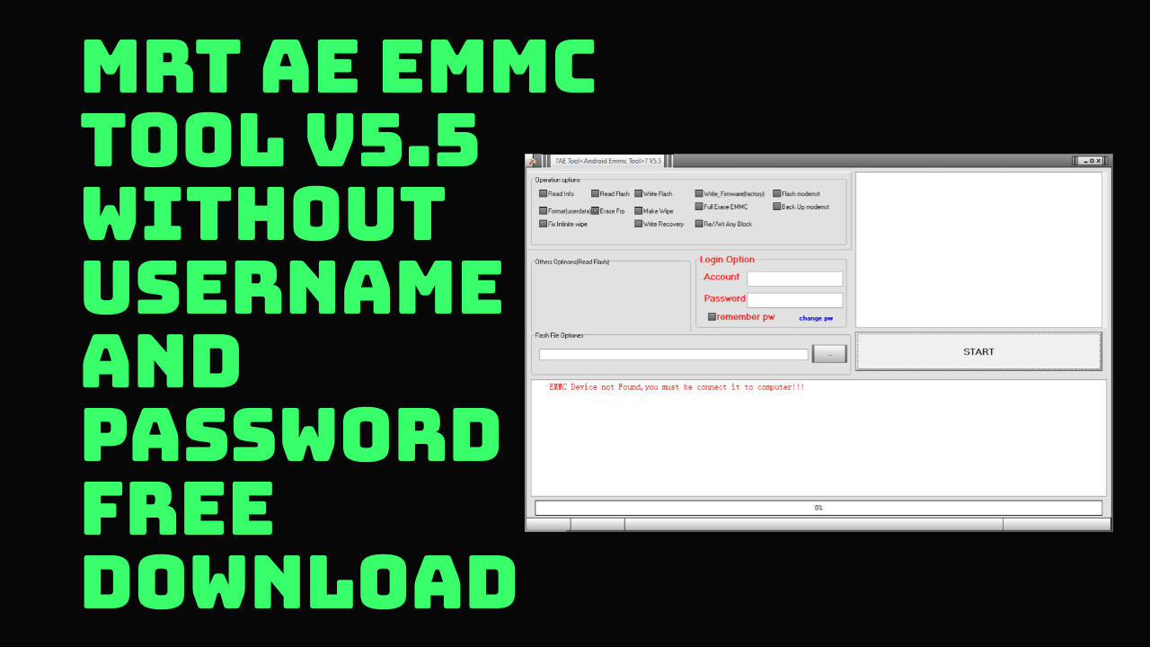 Mrt ae emmc tool 5. 5 free download