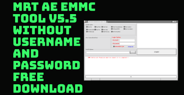 Mrt ae emmc tool v5. 5 without username and password free download
