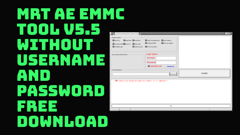 MRT AE EMMC Tool 5.5 Free Download