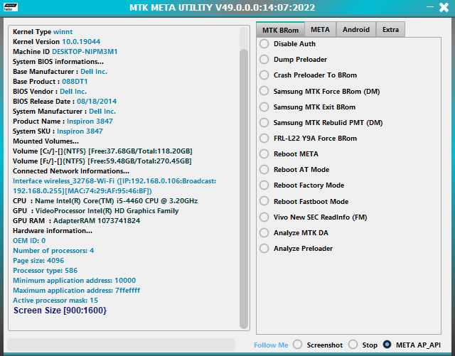 Mtk meta mode utility v49 latest version free download