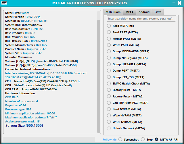 Mtk meta mode utility v49 latest version free download