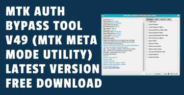 Mtk auth bypass tool v49 (mtk meta mode utility) latest version free download