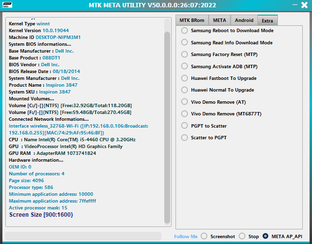 Mtk auth bypass tool v50 (mtk meta modeutility) latest version free download