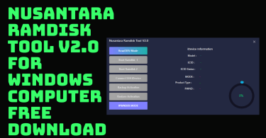 Nusantara ramdisk tool v2. 0 for windows computer free download