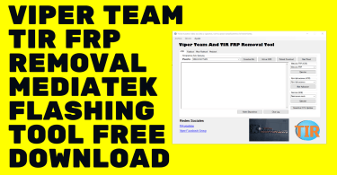 Viper Team TIR FRP Removal Tool Latest Version Free Download