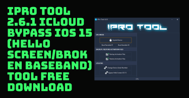 Ipro tool 2. 6. 1 icloud bypass tool free download