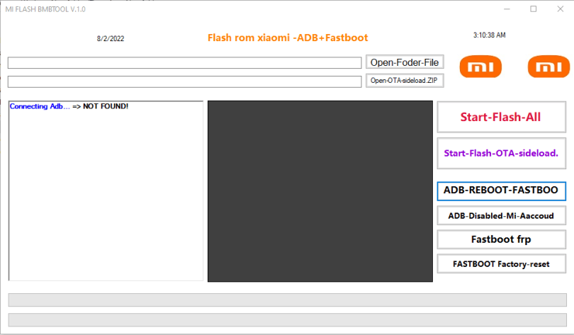 Mi Flash BMBTool V1.0 Flash ADB Fastboot Working Tool Mi Flash BMBTool V1.0 Flash ADB Fastboot Working Tool
