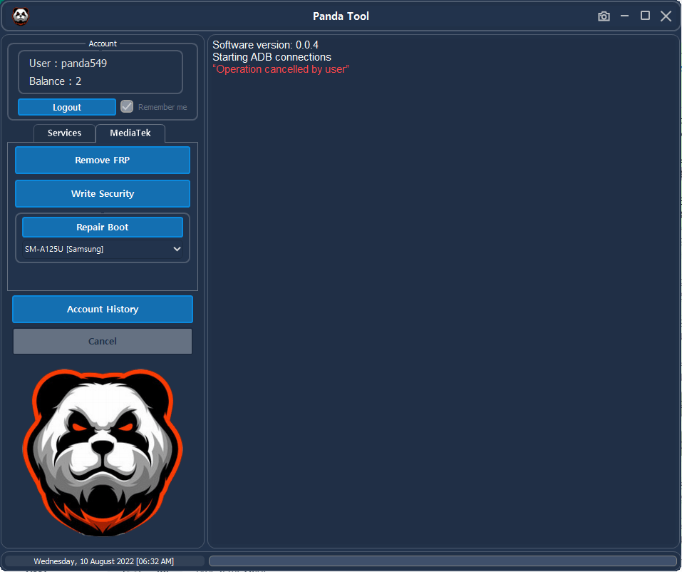 Panda tools network unlock frp bypass repair imei tool Panda tools network unlock frp bypass repair imei tool