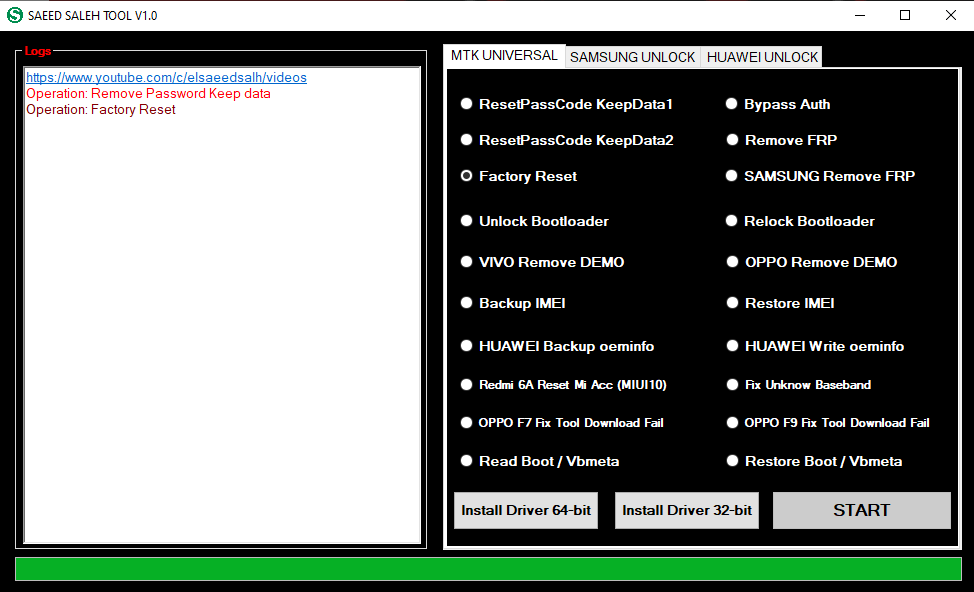 Saeed saleh tool v1. 0 mtk samsung huawei repair tool