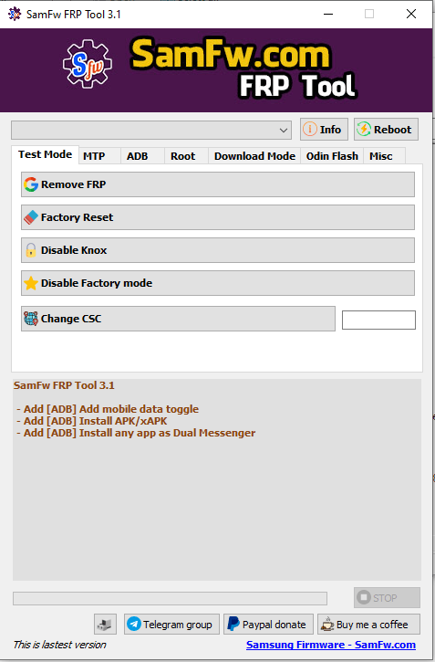 Samfw frp tool 3. 1 - remove samsung frp one click Samfw frp tool 3. 1 - remove samsung frp one click
