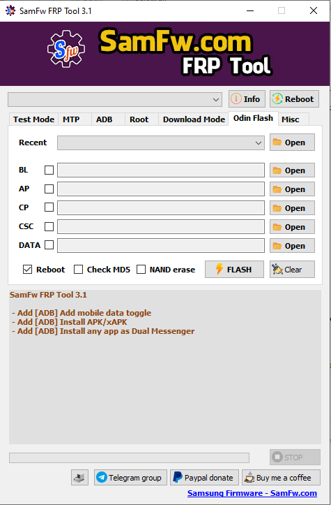 Samfw frp tool 3. 1 - remove samsung frp one click Samfw frp tool 3. 1 - remove samsung frp one click