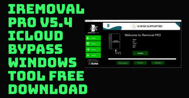 iRemoval Pro V5.4 With iRa1nV1.3 ICloud Bypass Tool Free Download