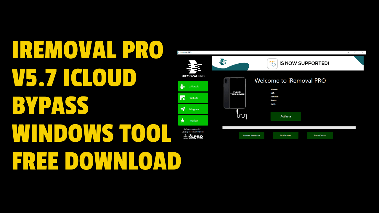 Iremoval pro v5. 6 / ira1n v1. 5 all bugs fix windows tool free download