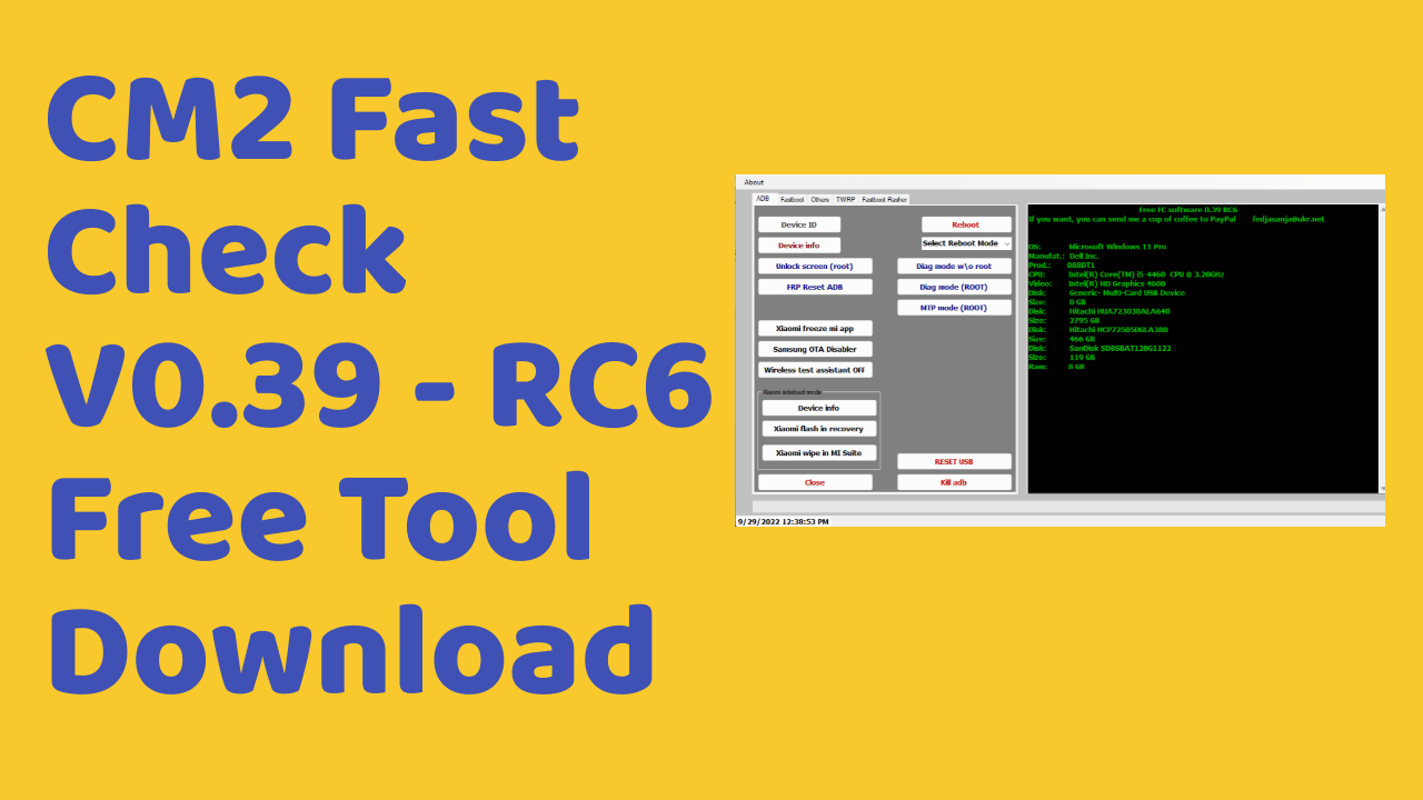 Cm2 fast check v0. 39 tool free download rc6 free tool