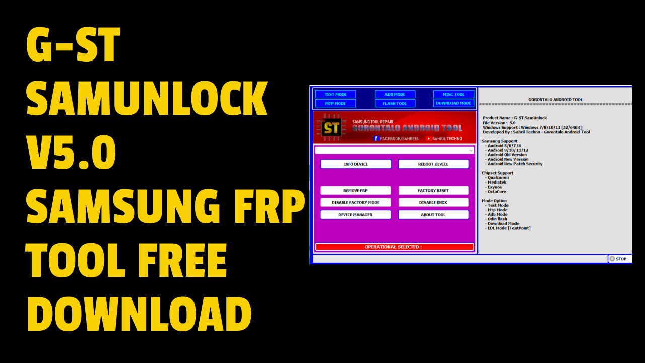 Download g-st samunlock v5. 0 samsung frp tool Download g-st samunlock v5. 0 samsung frp tool