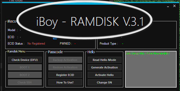 Iboy ramdisk tool bypass unlimited free icloud tool Iboy ramdisk tool bypass unlimited free icloud tool