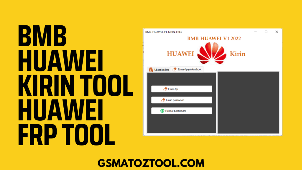 Download bmb huawei kirin tool huawei frp tool