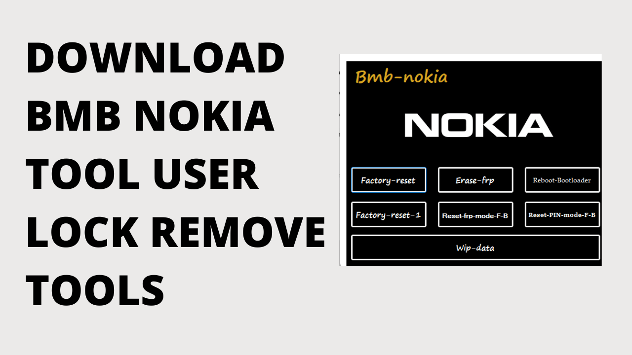 Bmb nokia tool v. 1 one click pin pattern remove tool