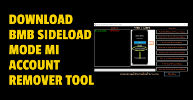Download bmb sideload mode mi account remover tool