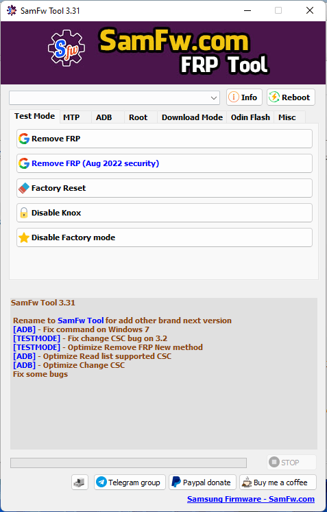 Download samfw frp tool 3. 31 latest update tool Download samfw frp tool 3. 31 latest update tool