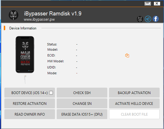 Download ibypasser aio ramdisk tool - v1. 9