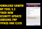 Samfw frp tool v3. 2 - one click remove frp