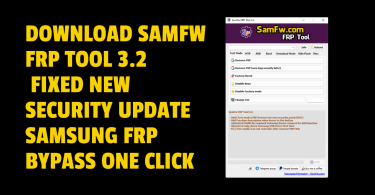 SamFw FRP Tool v3.2 - One Click Remove FRP