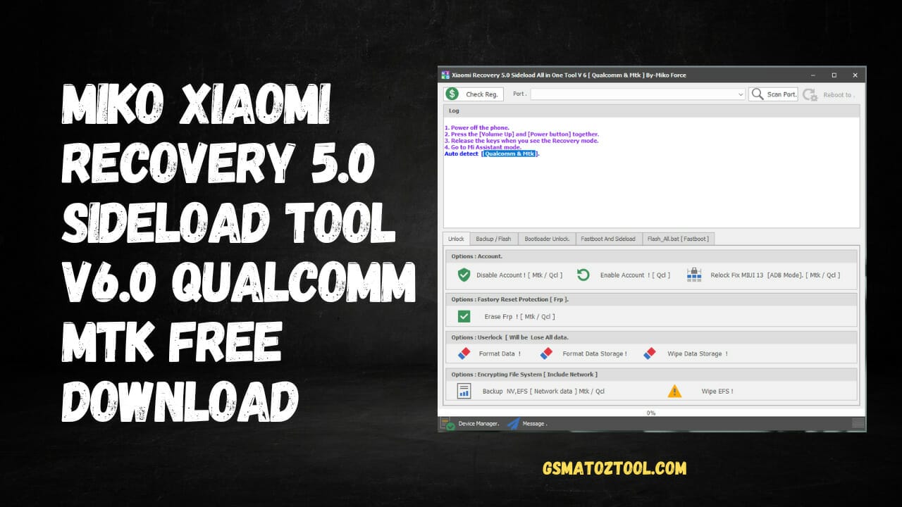 Download miko xiaomi recovery 5. 0 sideload tool v6. 0